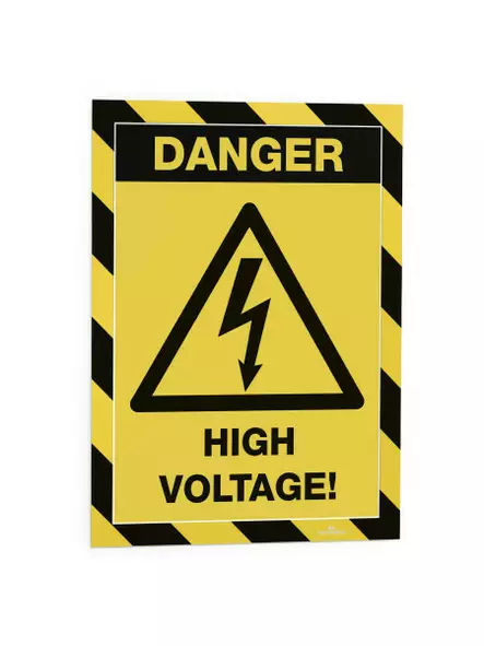 DURAFRAME® MAGNETIC SECURITY A4 5kpl Keltainen/Musta - Magneettitaskut - 4945130 - 1