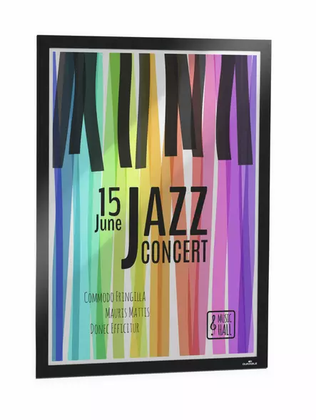 DURAFRAME® POSTER A2 Musta - Infotaskut, julistekehykset - 505301 - 2