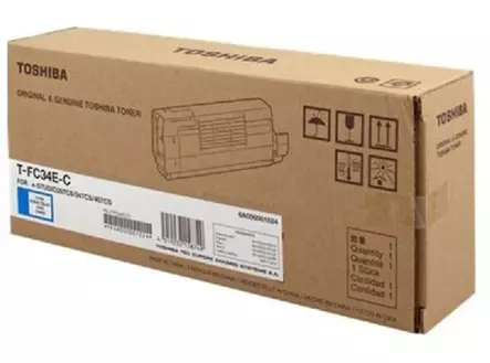 Toshiba T-FC34E-C Värikasetti cyan - Toshiba laserkasetit - 6A000001524 - 1